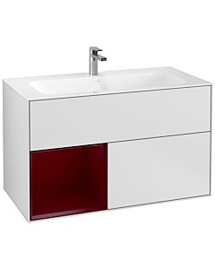 Villeroy und Boch Finion Villeroy und Boch Finion F030HBMT 99.6x59.1x49.8cm, shelf left Peony , white matt lacquer