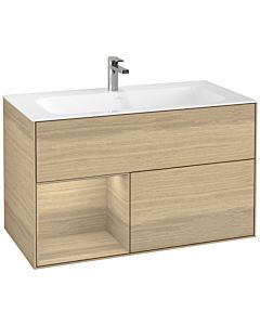 Villeroy und Boch Finion Villeroy und Boch Finion F030PCPC 99.6x59.1x49.8cm, shelf left Oak Veneer , Oak Veneer
