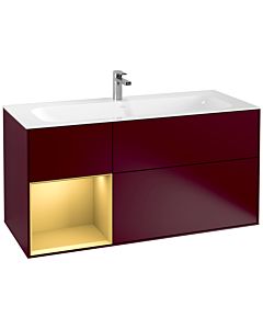 Villeroy und Boch Finion Waschtischunterschrank F060HFHB 119,6x59,1cm, Regal links Gold matt, Peony Matt