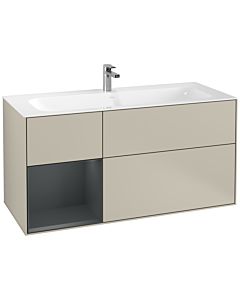 Villeroy und Boch Finion Villeroy und Boch Finion F060HGHH 119.6x59.1cm, shelf left Midnight Blue Matt Lacquer , Sand Matt Lacquer