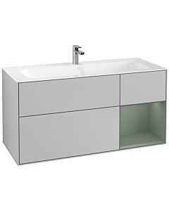 Villeroy und Boch Finion Villeroy und Boch Finion F070GMGJ 119.6x59.1cm, shelf right Olive Matt Lacquer , light gray matt