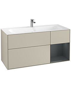 Villeroy und Boch Finion Villeroy und Boch Finion F070HGHH 119.6x59.1cm, shelf right Midnight Blue Matt Lacquer , Sand Matt Lacquer