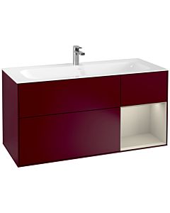 Villeroy und Boch Finion Waschtischunterschrank F070HHHB 119,6x59,1cm, Regal rechts Sand Matt, Peony Matt