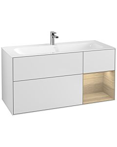 Villeroy und Boch Finion Villeroy und Boch Finion F070PCMT 119.6x59.1cm, shelf on the right Oak Veneer , white matt lacquer