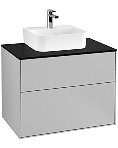 Villeroy und Boch Finion Villeroy und Boch Finion F08200GJ 80x60.3x50.1cm, cover plate black matt, light gray matt