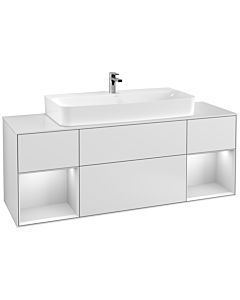 Villeroy und Boch Finion Villeroy und Boch Finion F211MTMT 160cm, cover plate white matt, shelves white matt lacquer, white matt lacquer