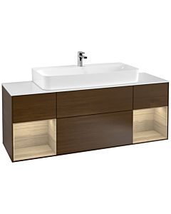 Villeroy und Boch Finion Villeroy und Boch Finion F211PCGN 160cm, cover plate white matt, shelves Oak Veneer , Oak Veneer veneer