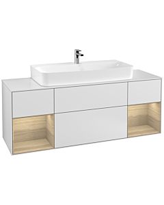 Villeroy und Boch Finion Villeroy und Boch Finion F211PCMT 160cm, cover plate white matt, shelves Oak Veneer , white matt lacquer