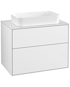 Villeroy und Boch Finion Villeroy und Boch F22100GF 80x60.3cm, plaque de finition blanc mat, laqué blanc brillant