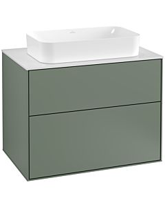 Villeroy und Boch Finion Villeroy und Boch Finion F22100GM 80x60.3cm, cover plate white matt, Olive Matt Lacquer