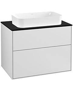 Villeroy und Boch Finion Villeroy und Boch Finion F22200MT 80x60.3cm, cover plate black matt, white matt lacquer