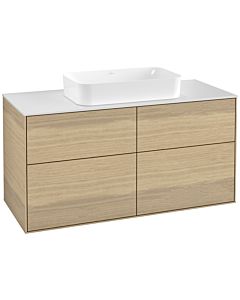 Villeroy und Boch Finion Villeroy und Boch Finion F26100PC 120x60.3cm, cover plate white matt, Oak Veneer