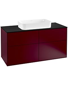 Villeroy und Boch Finion Villeroy und Boch Finion F26200HB 120x60.3cm, cover plate black matt, Peony Matt