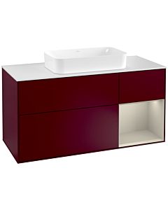 Villeroy und Boch Finion Villeroy und Boch Finion F301HHHB 120cm, cover plate white matt, shelf right Sand matt, Peony Matt