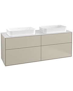 Villeroy und Boch Finion Villeroy und Boch Finion F31100HH 160x60.3cm, cover plate white matt, Sand Matt Lacquer