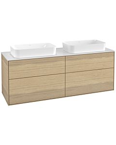 Villeroy und Boch Finion Villeroy und Boch Finion F31100PC 160x60.3cm, cover plate white matt, Oak Veneer