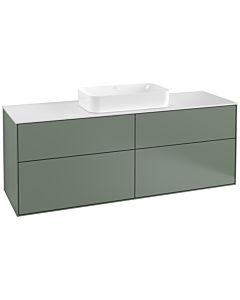 Villeroy und Boch Finion Villeroy und Boch Finion F32100GM 160x60.3cm, cover plate white matt, Olive Matt Lacquer