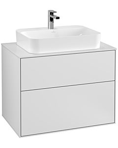 Villeroy und Boch Finion Villeroy und Boch Finion F34100MT 80x60.3cm, cover plate white matt, white matt lacquer