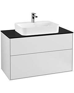 Villeroy und Boch Finion Villeroy und Boch Finion F35200MT 100x60.3cm, cover plate black matt, white matt lacquer