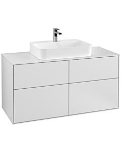 Villeroy und Boch Finion Villeroy und Boch Finion F38100MT 120x60.3cm, cover plate white matt, white matt lacquer