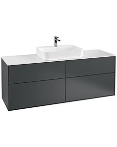 Villeroy und Boch Finion Villeroy und Boch Finion F44100HG 160x60.3cm, cover plate white matt, midnight Blue Matt Lacquer