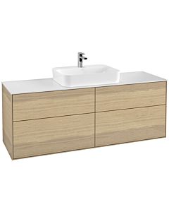 Villeroy und Boch Finion Villeroy und Boch F44100PC 160x60,3cm, plaque de finition blanc mat, Oak Veneer