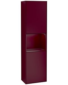Villeroy und Boch Finion Hochschrank F460HBHB 41,8x151,6x27cm, links, Regal Peony Matt Lacquer, Peony Matt