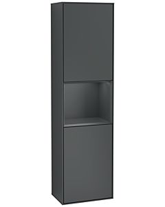 Villeroy und Boch armoire Finion F460HGHG 41.8x151.6x27cm, gauche, étagère Midnight Blue Matt Lacquer , Midnight Blue Matt Lacquer