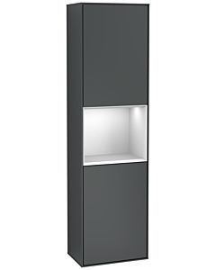 Villeroy und Boch armoire Finion F460MTHG 41.8x151.6x27cm, gauche, étagère White Matt Lacquer , Midnight Blue Matt Lacquer