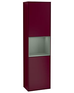 Villeroy und Boch Finion Hochschrank F470GMHB 41,8x151,6x27cm, rechts, Regal Olive Matt Lacquer, Peony Matt