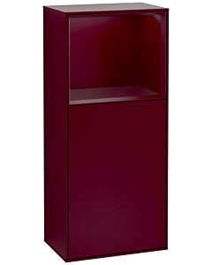 Villeroy und Boch Finion Seitenschrank F510HBHB 41,8x93,6x27cm, rechts, Regal oben Peony Matt, Peony Matt