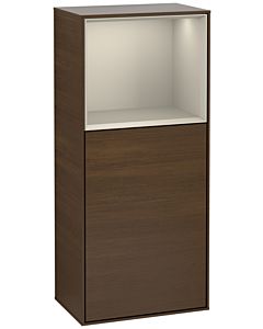 Villeroy und Boch Finion armoire latérale F510HHGN 41.8x93.6x27cm, droite, étagère au-dessus Sand mat, placage Sand