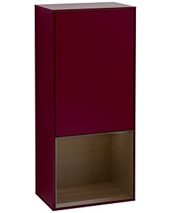 Villeroy und Boch Finion side cabinet F540GNHB 41.8x93.6x27cm, left, shelf below Peony Matt veneer, Peony Matt