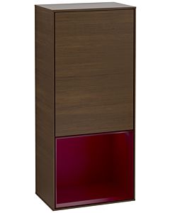 Villeroy und Boch Finion armoire côté F540HBGN 41.8x93.6x27cm, à gauche, au- dessous de plateau Peony Matt , Peony Matt plaqué