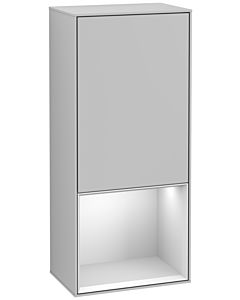 Villeroy und Boch Finion armoire côté F540MTGJ 41.8x93.6x27cm, à gauche, au- dessous de plateau White Matt , la lumière gris mat