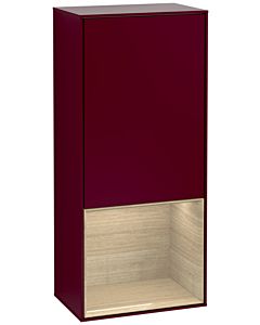 Villeroy und Boch Finion armoire latérale F540PCHB 41.8x93.6x27cm, gauche, étagère en dessous Oak Veneer , Peony Matt