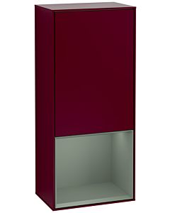 Villeroy und Boch Finion armoire côté F550GMHB 41.8x93.6x27cm, droit, étagère ci - dessous mat olive, Peony Matt