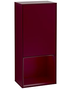 Villeroy und Boch Finion side cabinet F550HBHB 41.8x93.6x27cm, right, shelf below Peony Matt , Peony Matt
