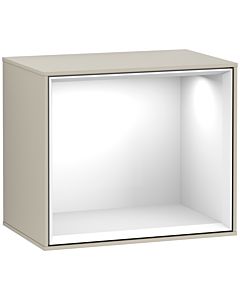 Villeroy und Boch module Finion F580GFHH 41.8x35.6x27cm, étagère Glossy White , Sand Matt Lacquer