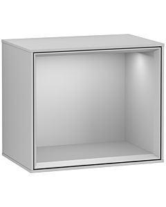 Villeroy und Boch module d&#39; Finion F580GJGJ 41.8x35.6x27cm, étagère gris clair, gris clair mat