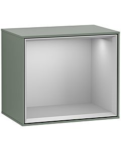Villeroy und Boch Finion Regalmodul F580GJGM 41,8x35,6x27cm, Regal Light Grey, Olive Matt Lacquer