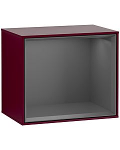 Villeroy und Boch Finion Regalmodul F580GKHB 41,8x35,6x27cm, Regal Antracite Matt, Peony Matt