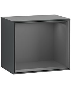 Villeroy und Boch Finion module F580GKHG 41.8x35.6x27cm, shelf antracite matt, midnight Blue Matt Lacquer