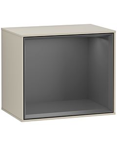 Villeroy und Boch module d&#39; Finion F580GKHH 41.8x35.6x27cm, étagère Antracite Matt, Sand Matt Lacquer