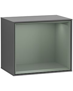 Villeroy und Boch module d&#39; Finion F580GMGK 41.8x35.6x27cm, étagère olive mat, anthracite mat