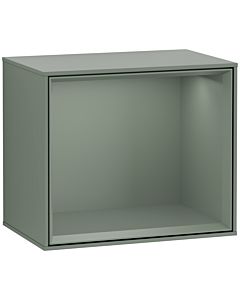 Villeroy und Boch Finion module F580GMGM 41.8x35.6x27cm, shelf olive matt, Olive Matt Lacquer