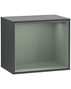 Villeroy und Boch Finion module F580GMHG 41.8x35.6x27cm, shelf olive matt, midnight Blue Matt Lacquer