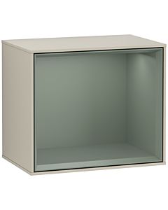 Villeroy und Boch Finion Regalmodul F580GMHH 41,8x35,6x27cm, Regal Olive Matt, Sand Matt Lacquer