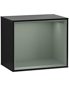 Villeroy und Boch module d&#39; Finion F580GMPH 41.8x35.6x27cm, étagère olive mat, Glossy Black Lacquer