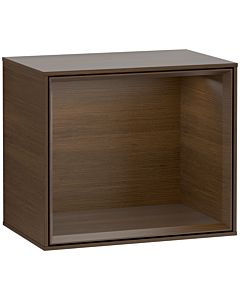 Villeroy und Boch Finion module F580GNGN 41.8x35.6x27cm, shelf Walnut Veneer , Walnut Veneer veneer